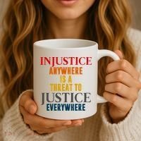 Injustice Anywhere Is A Threat To Justice Everywhere Coffee Mug thumb 3
