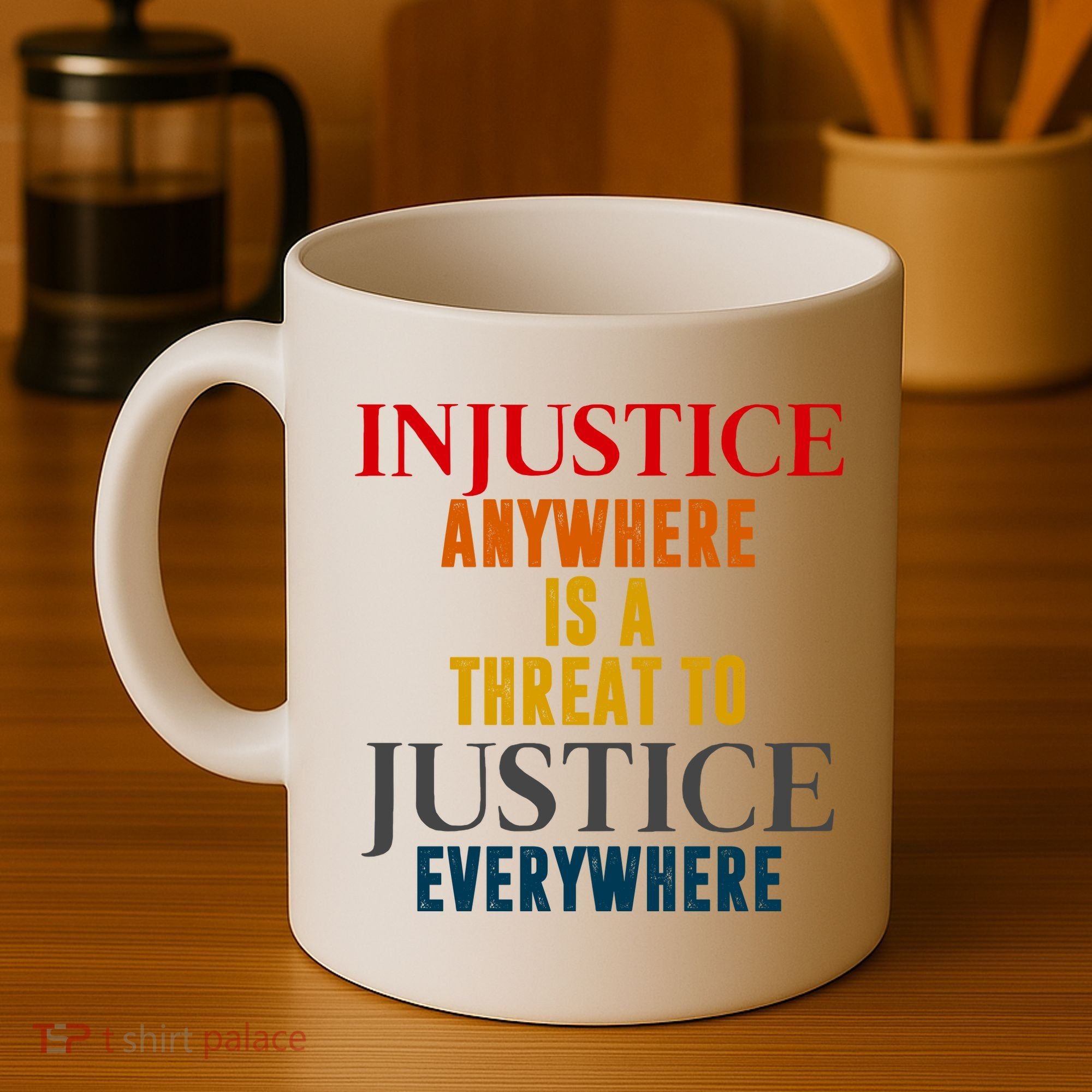 Injustice Anywhere Is A Threat To Justice Everywhere Coffee Mug