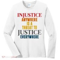 Injustice Anywhere Is A Threat To Justice Everywhere Women's Long Sleeve Shirt thumb 0