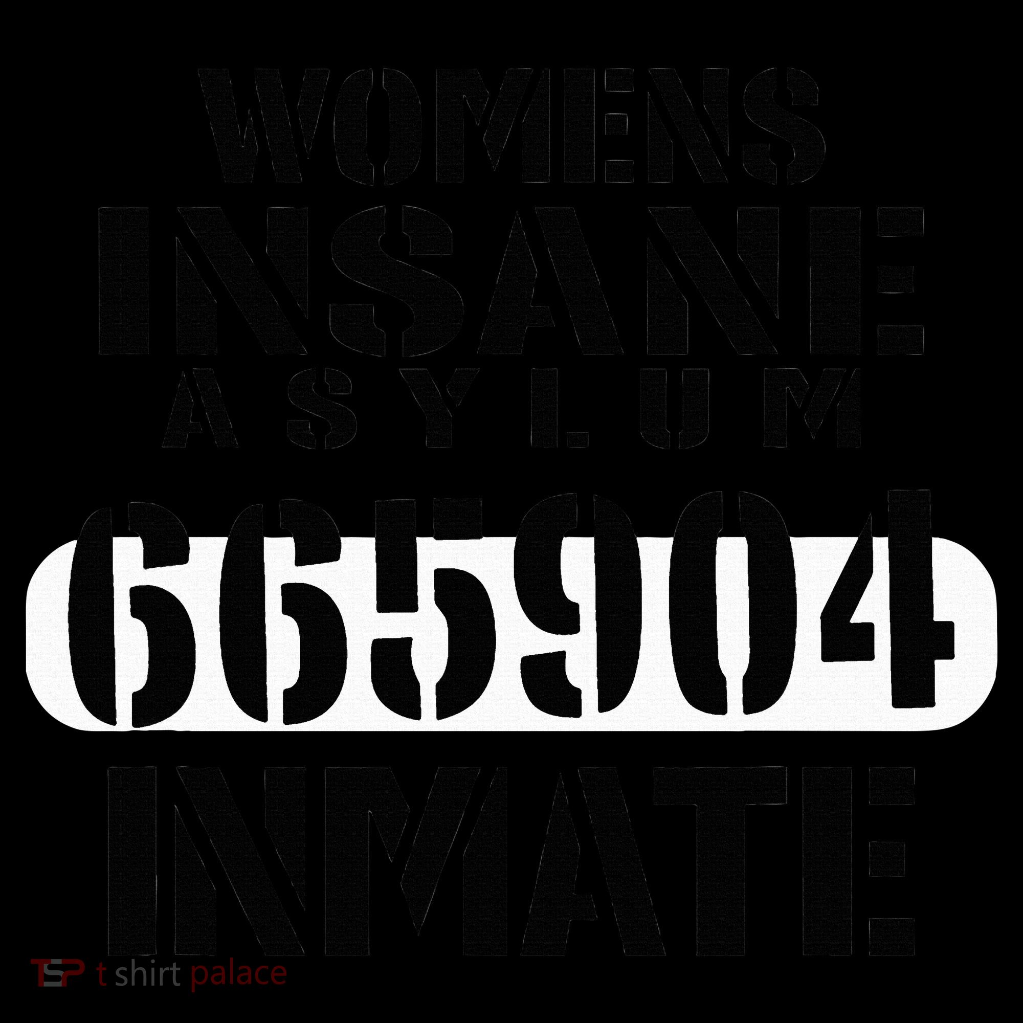 Insane Asylum Inmate With Numbers Halloween Coffee Mug