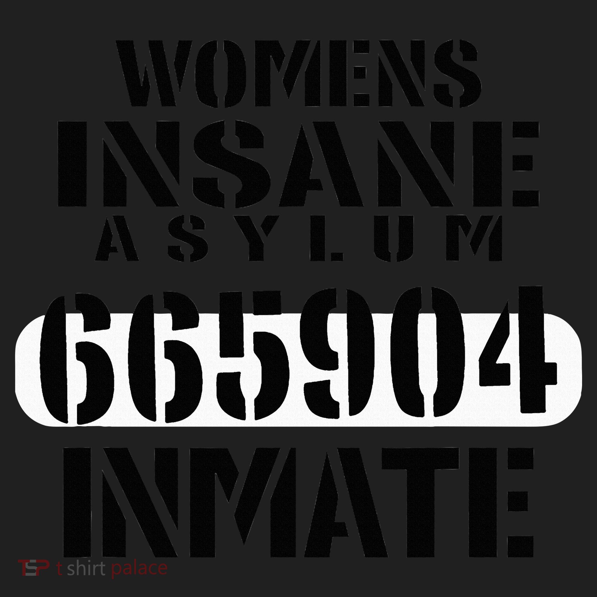 Insane Asylum Inmate With Numbers Halloween Beanie