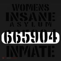 Insane Asylum Inmate With Numbers Halloween Women's Tank Top thumb 5