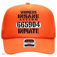 Insane Asylum Inmate With Numbers Halloween Hat thumb 0