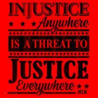Injustice Anywhere Is A Threat To Justice Everywhere MLK Santa Hat thumb 1