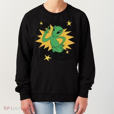 I'm An Introvert I Come In Peace Alien Women's Sweatshirt