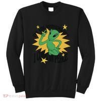I'm An Introvert I Come In Peace Alien Sweatshirt thumb 0