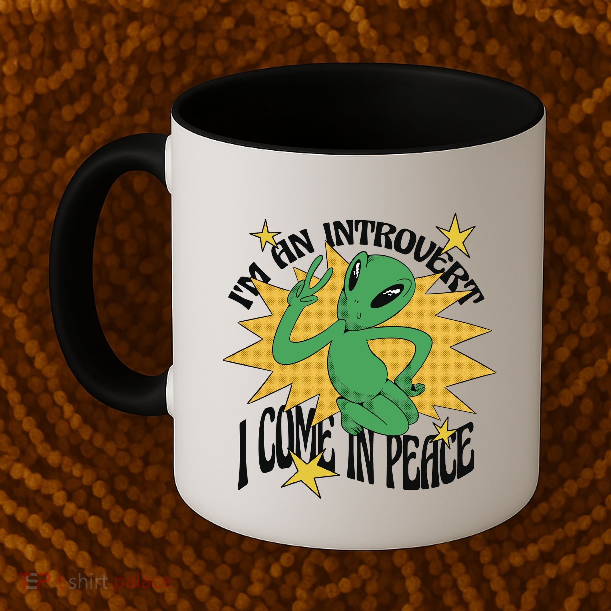 I'm An Introvert I Come In Peace Alien Coffee Mug