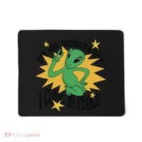 I'm An Introvert I Come In Peace Alien Mousepad thumb 0