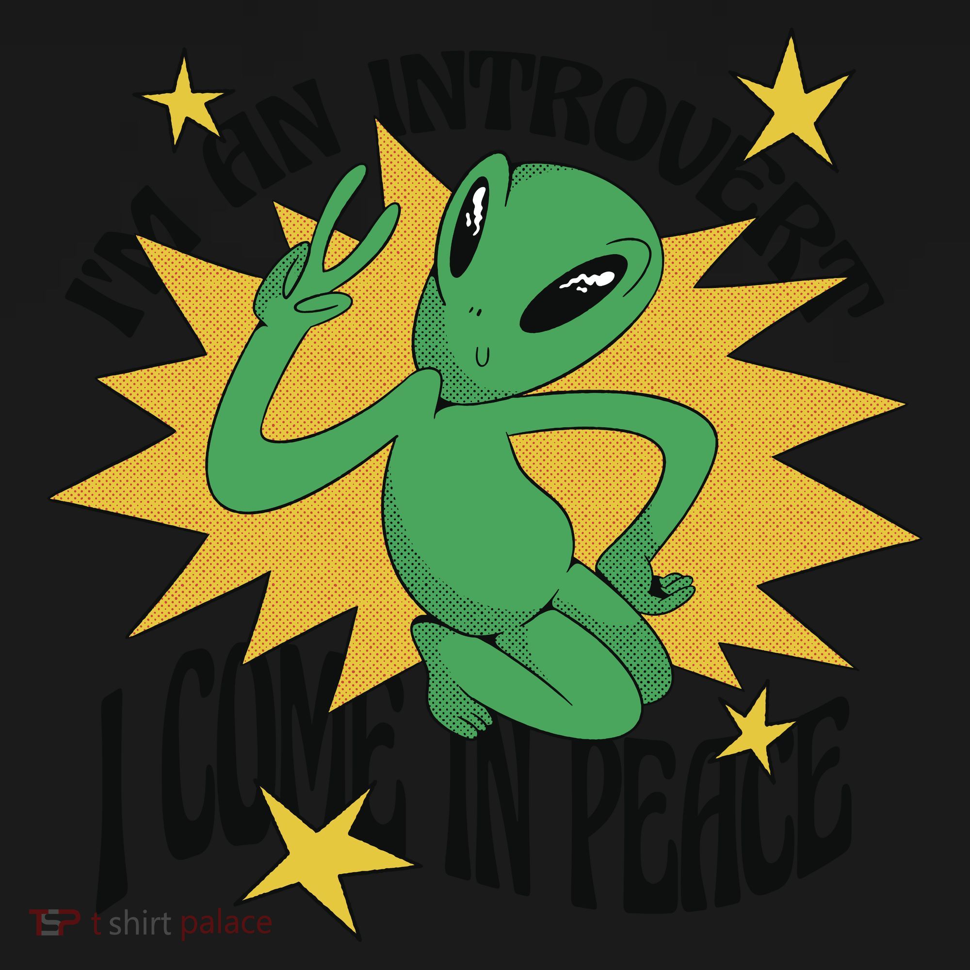 I'm An Introvert I Come In Peace Alien Baby Bodysuit