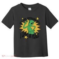 I'm An Introvert I Come In Peace Alien Toddler T-Shirt thumb 0