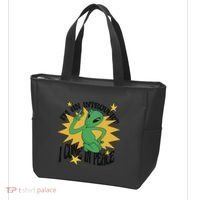 I'm An Introvert I Come In Peace Alien Tote Bag thumb 3