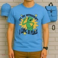 I'm An Introvert I Come In Peace Alien T-Shirt thumb 5