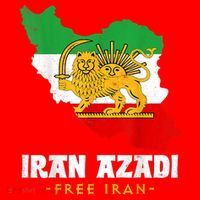 IRAN AZADI Iran Flag Map Lion Sun Sword Free Iran Revolution Santa Hat thumb 1