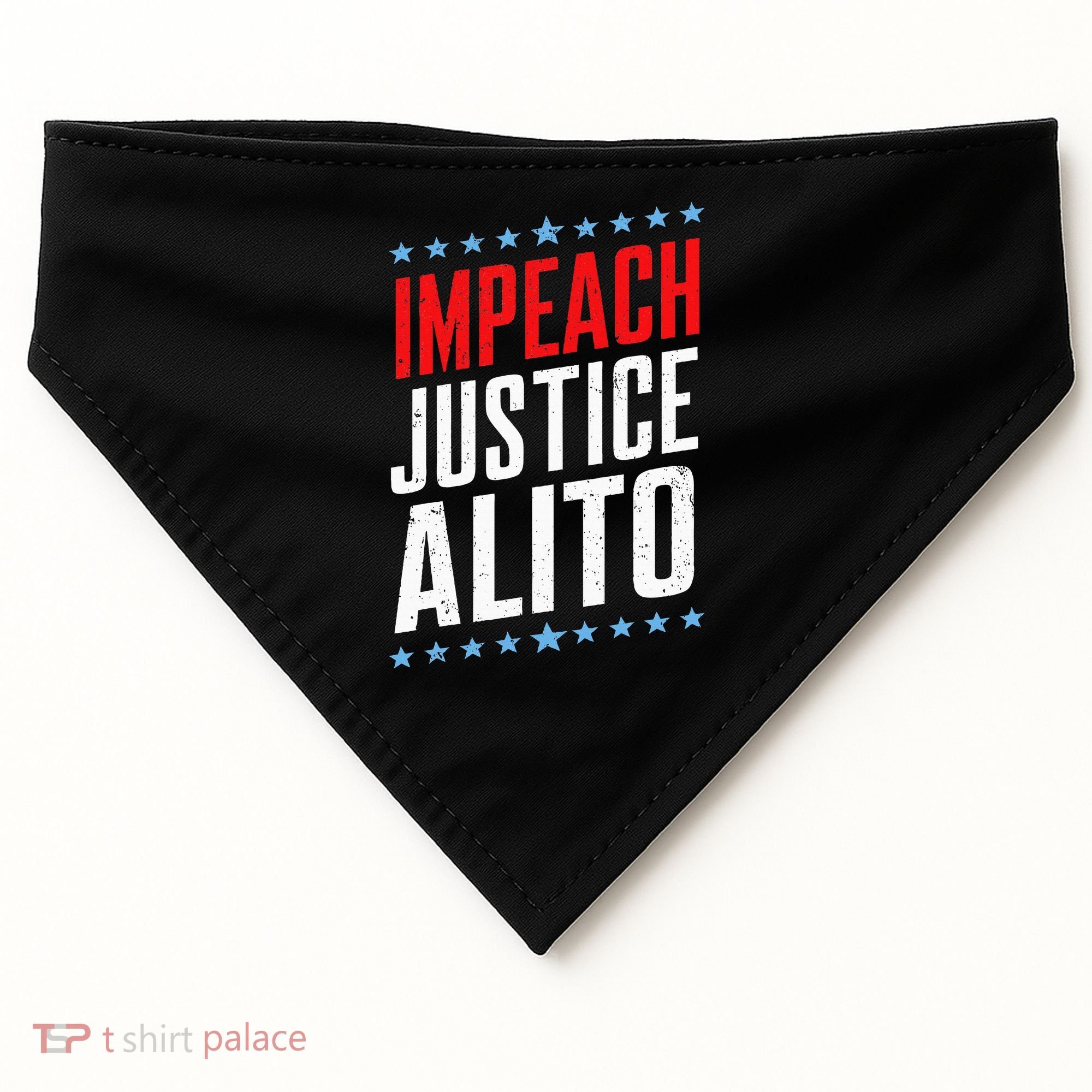 Impeach Alito Impeach Supreme Court Justice Samuel Alito USA-Made Doggie Bandana