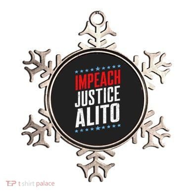 Impeach Alito Impeach Supreme Court Justice Samuel Alito Ornament