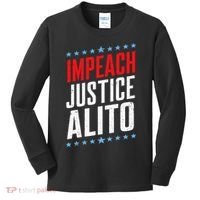 Impeach Alito Impeach Supreme Court Justice Samuel Alito Kids Long Sleeve Shirt thumb 0
