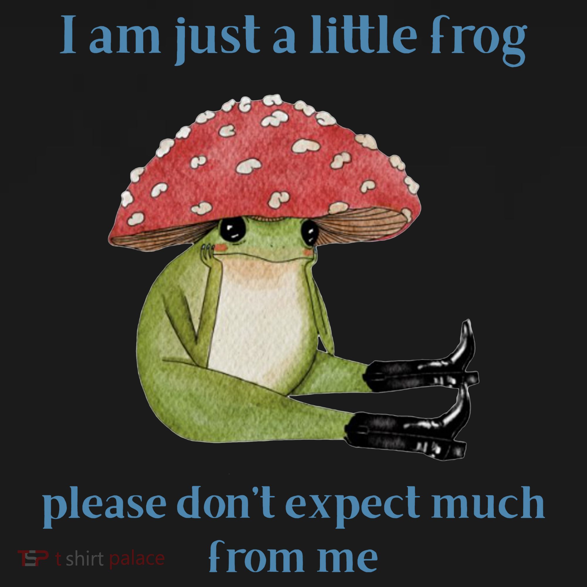 I Am Just A Little Frog Dont Expect Much Cute Cartoon Coaster