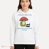 I Am Just A Little Frog Dont Expect Much Cute Cartoon Hoodie thumb 5