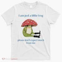 I Am Just A Little Frog Dont Expect Much Cute Cartoon T-Shirt thumb 0