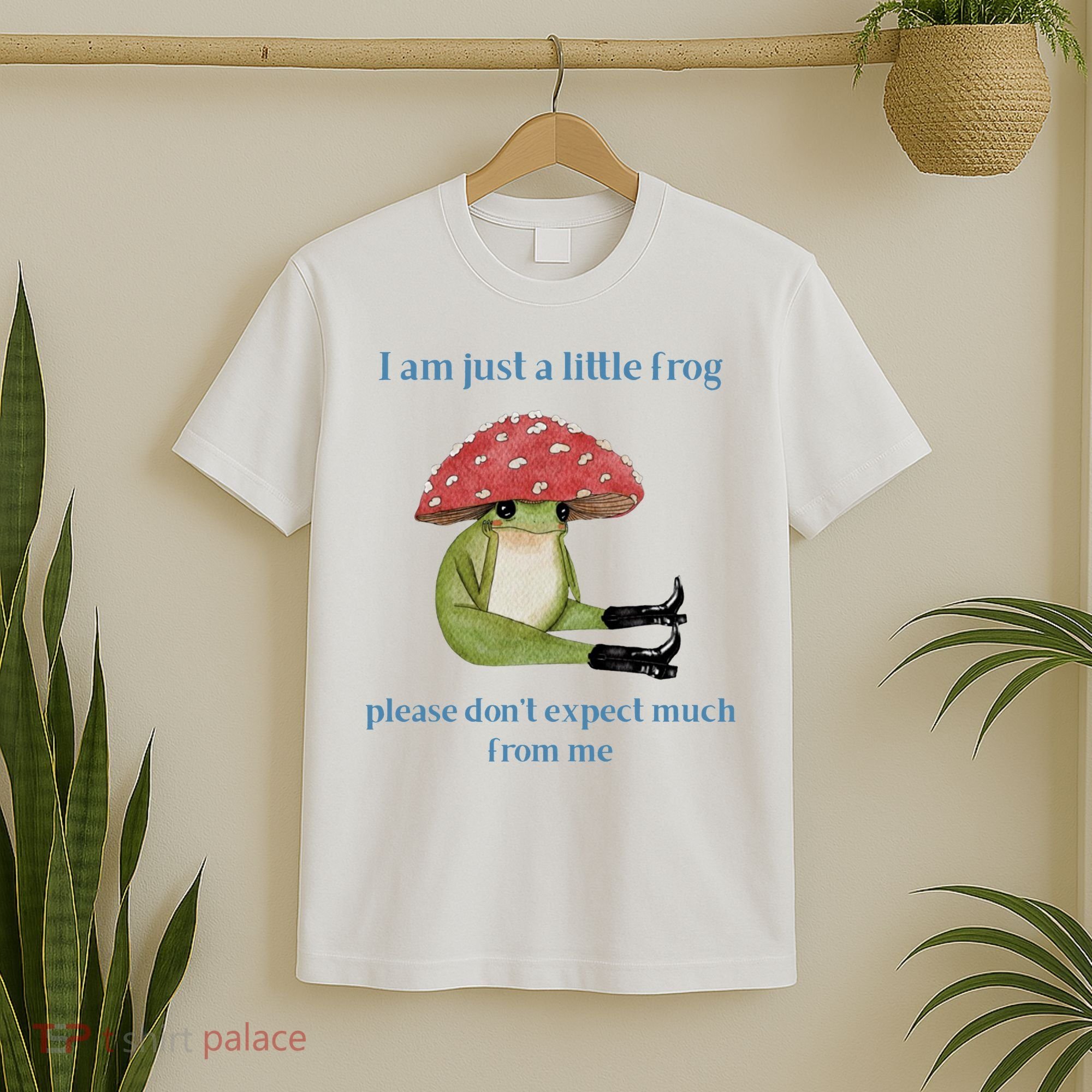 I Am Just A Little Frog Dont Expect Much Cute Cartoon T-Shirt