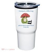 I Am Just A Little Frog Dont Expect Much Cute Cartoon Tumbler thumb 0