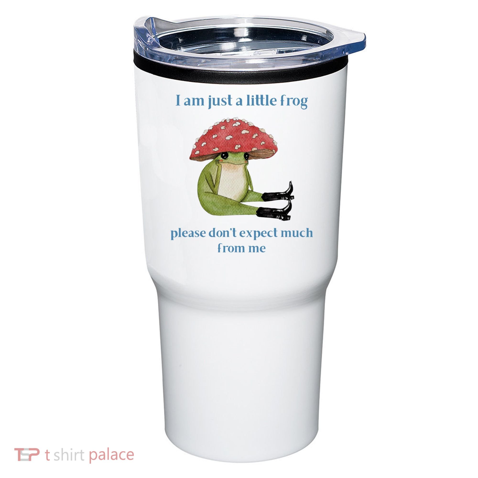 I Am Just A Little Frog Dont Expect Much Cute Cartoon Tumbler
