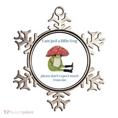 I Am Just A Little Frog Dont Expect Much Cute Cartoon Ornament