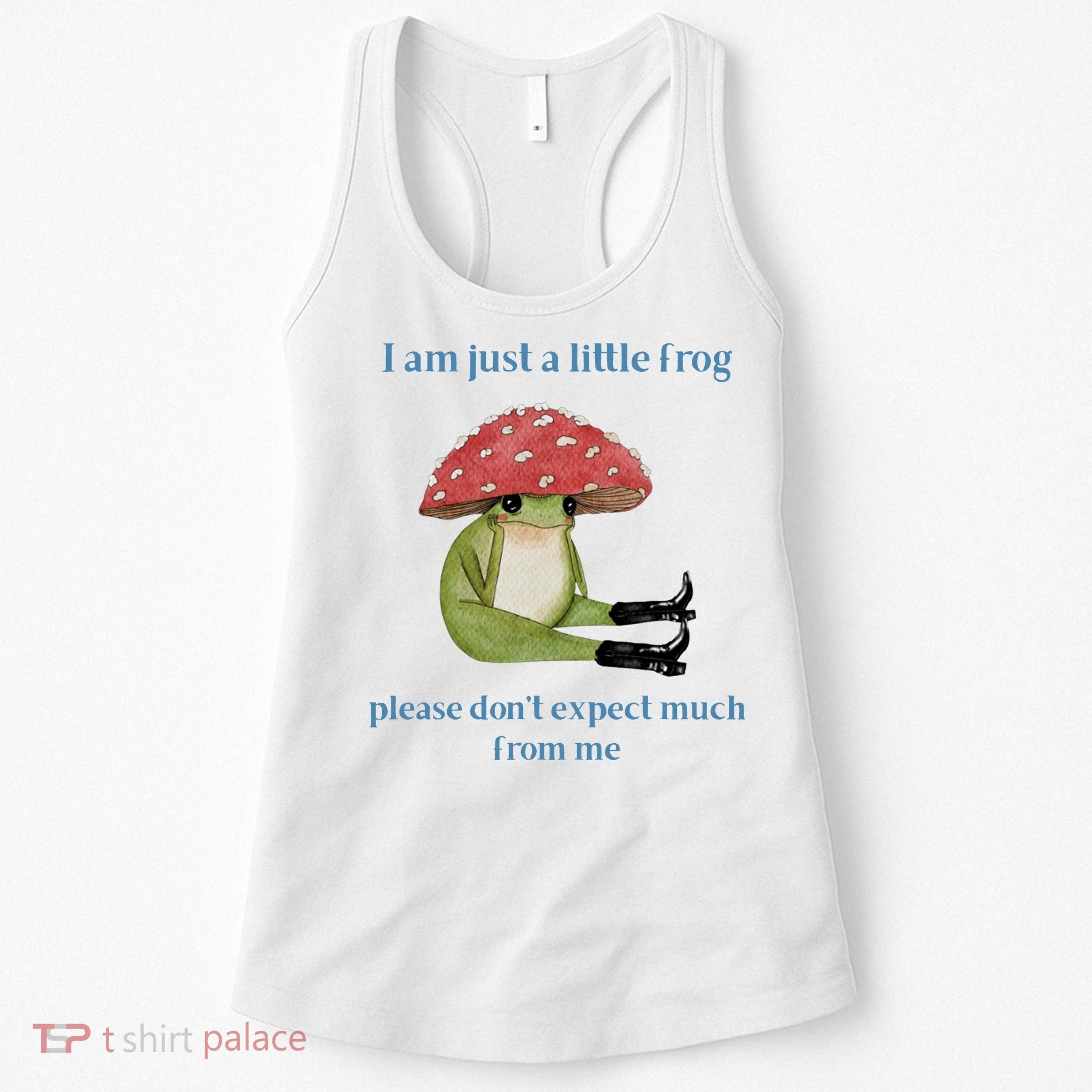 I Am Just A Little Frog Dont Expect Much Cute Cartoon Women's Tank Top