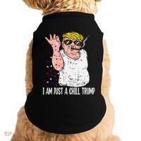 I Am Just A Chill Guy Trump Funny Meme For Trump Supporters Doggie Tank thumb 0