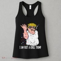 I Am Just A Chill Guy Trump Funny Meme For Trump Supporters Women's Tank Top thumb 3