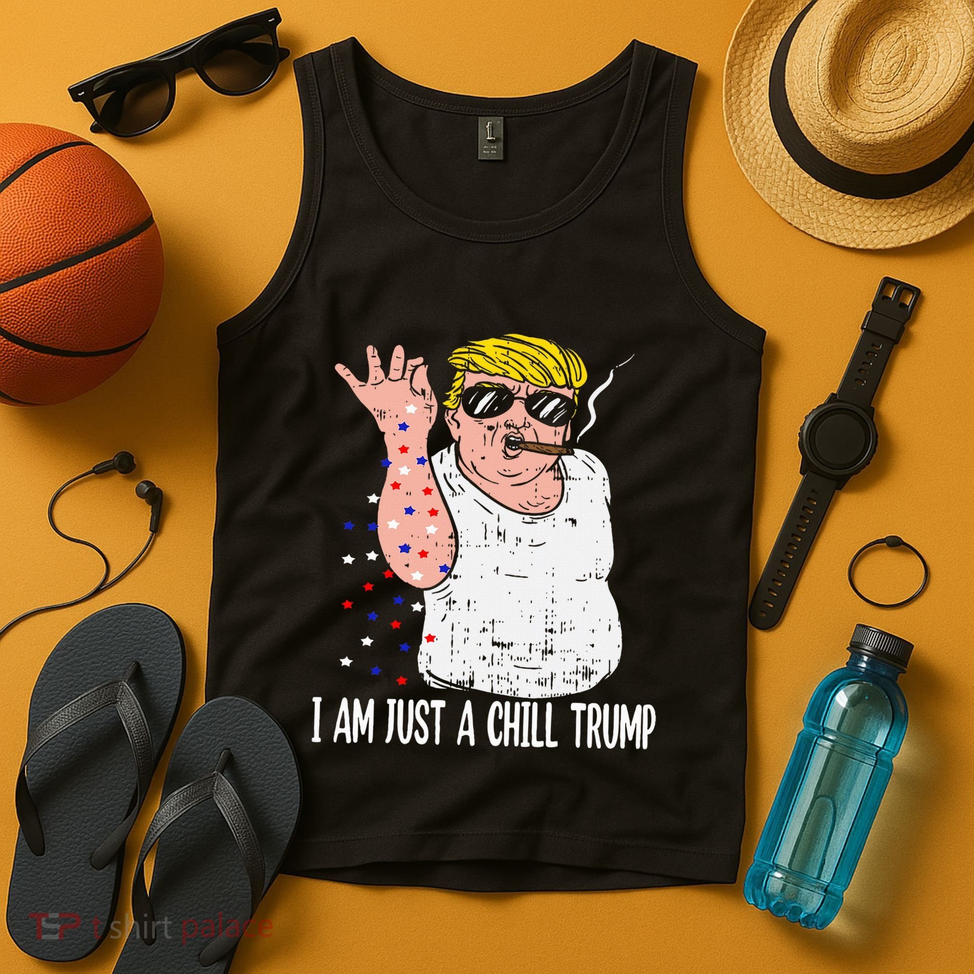I Am Just A Chill Guy Trump Funny Meme For Trump Supporters Tank Top