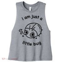 I Am Just A Little Bug Women's Racerback Cropped Tank thumb 0