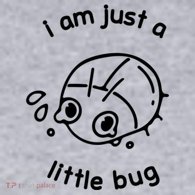 I Am Just A Little Bug Women's Racerback Cropped Tank