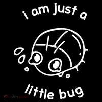 I Am Just A Little Bug Womens Funnel Neck Pullover Hood thumb 2