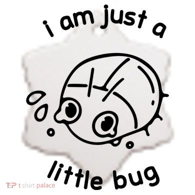 I Am Just A Little Bug Ceramic Ornament