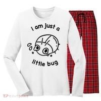 I Am Just A Little Bug Women's Long Sleeve Flannel Pajama Set  thumb 0