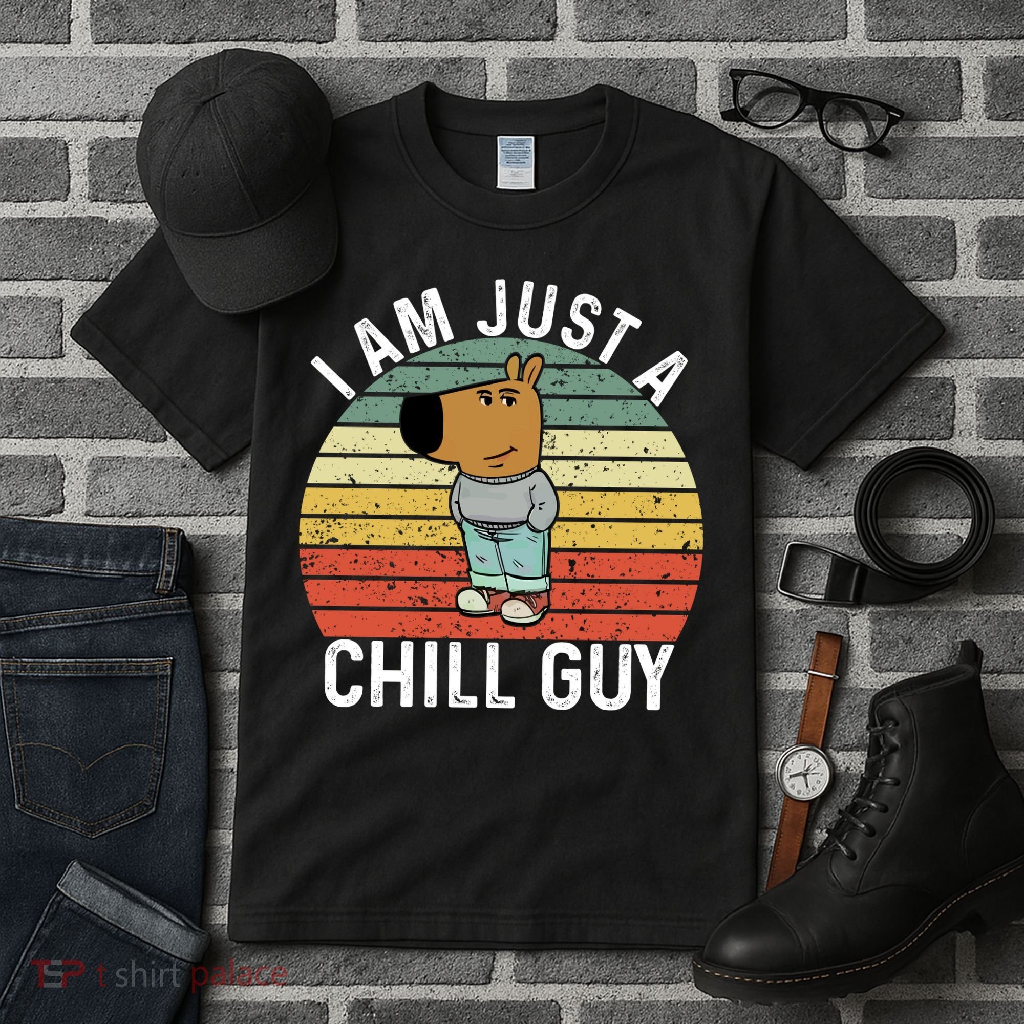 I Am Just A Chill Guy Chillguy Fun Meme Chillin Tall T-Shirt