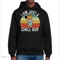 I Am Just A Chill Guy Chillguy Fun Meme Chillin District V.I.T. Heavyweight Hoodie thumb 0