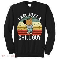 I Am Just A Chill Guy Chillguy Fun Meme Chillin Tall Sweatshirt thumb 0