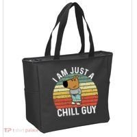 I Am Just A Chill Guy Chillguy Fun Meme Chillin Tote Bag thumb 2