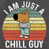 I Am Just A Chill Guy Chillguy Fun Meme Chillin Vector Backpack thumb 2