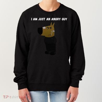 I Am Just An Angry Guy Meme Funny Women's Sweatshirt