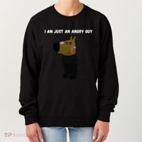 I Am Just An Angry Guy Meme Funny Women's Sweatshirt thumb 0
