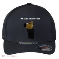 I Am Just An Angry Guy Meme Funny Flexfit Unipanel Trucker Cap thumb 0
