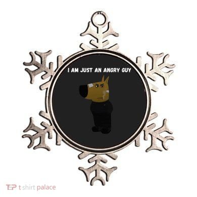 I Am Just An Angry Guy Meme Funny Ornament