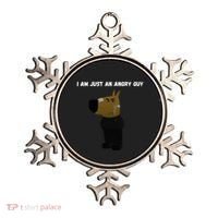 I Am Just An Angry Guy Meme Funny Ornament thumb 0