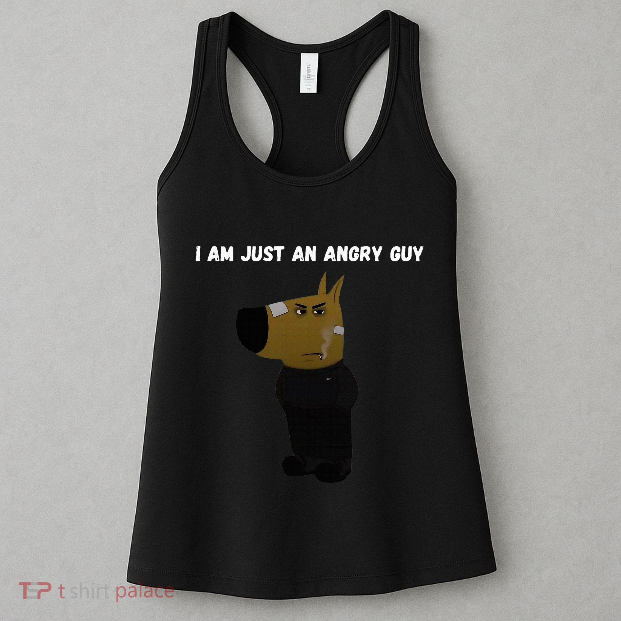 I Am Just An Angry Guy Meme Funny Women's Tank Top