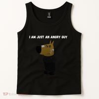 I Am Just An Angry Guy Meme Funny Tank Top thumb 2