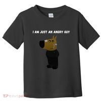 I Am Just An Angry Guy Meme Funny Toddler T-Shirt thumb 0