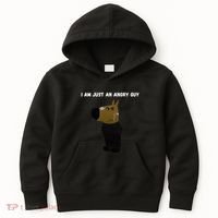 I Am Just An Angry Guy Meme Funny Kids Hoodie thumb 0